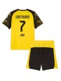 Billige Borussia Dortmund Jobe Bellingham #7 Hjemmedraktsett Barn 2025-26 Kortermet (+ Korte bukser)